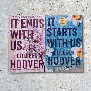 Colleen Hoover Book Set - It Ends With Us & It Starts With Us